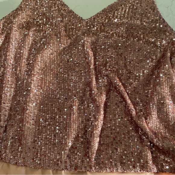 Sequins Sleeveless Bodysuit With Adjustable Straps New - Picture 3 of 4